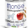 Monge Monoproteico FRUIT Нежный паштет из кролика с рисом и яблоками