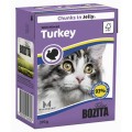 BOZITA Feline Minced Turkey (Мясные кусочки в желе с рубленой индейкой)